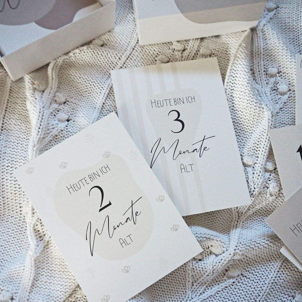 Meilensteinkarten: Das erste Babyjahr