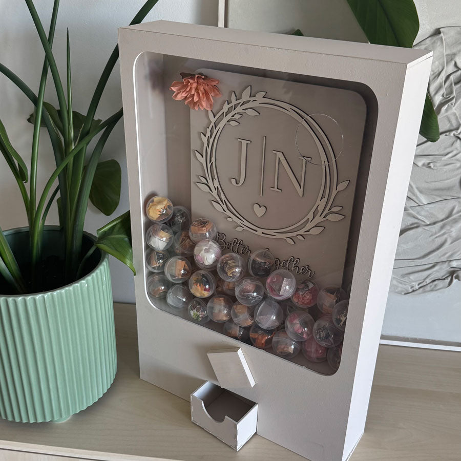 Personalisierter Kugelautomat | Hochzeit oder Geburtstag